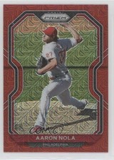 2021 Panini Prizm Tier II Red Mojo Prizm 146/149 Aaron Nola #147 0gh1