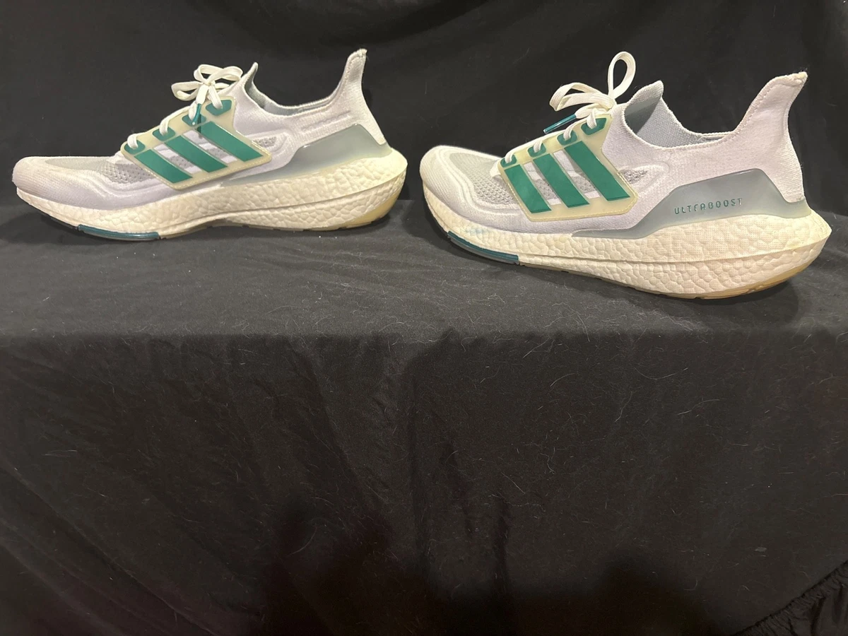 Adidas UltraBoost 21 White Sub Green for sale | eBay