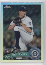 2011 Topps Chrome Refractor Tom Wilhelmsen #202 3q5