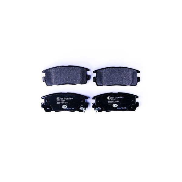 Bremsbelagsatz Scheiben Mit VerschleißWarnung 15,4 Mm Hella FüR U.A. Opel Antara-image