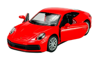 Welly Porsche 911 Carrera 4S Rot 1:34 Die Cast Model Neu Im Kasten