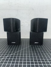 2 Bose Double Dual Cube Direct Reflect Speakers Lifestyle Acoustimass Surround