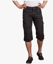 Timezone Miles Herren Shorts Cargo Shorts Kurze Hose Freizeithose Schwarz Gr. 29