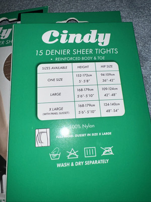 Collant Lucidi Cindy 15 Denari | Taglia Unica | Set Da 1 Paio