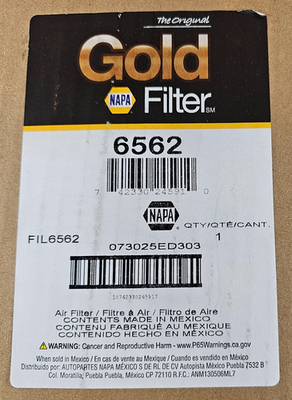 #ad #ad NAPA Gold 6562 Air Filter FIL 6562 John Deere Case CAT Kubota New Holland $39.95