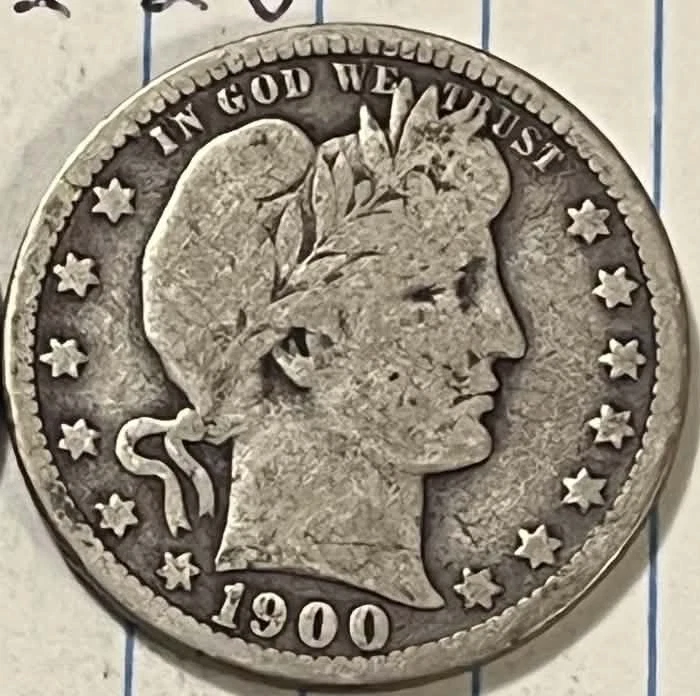 1900 Year Silver Barber US Quarters (1892-1916) for sale | eBay
