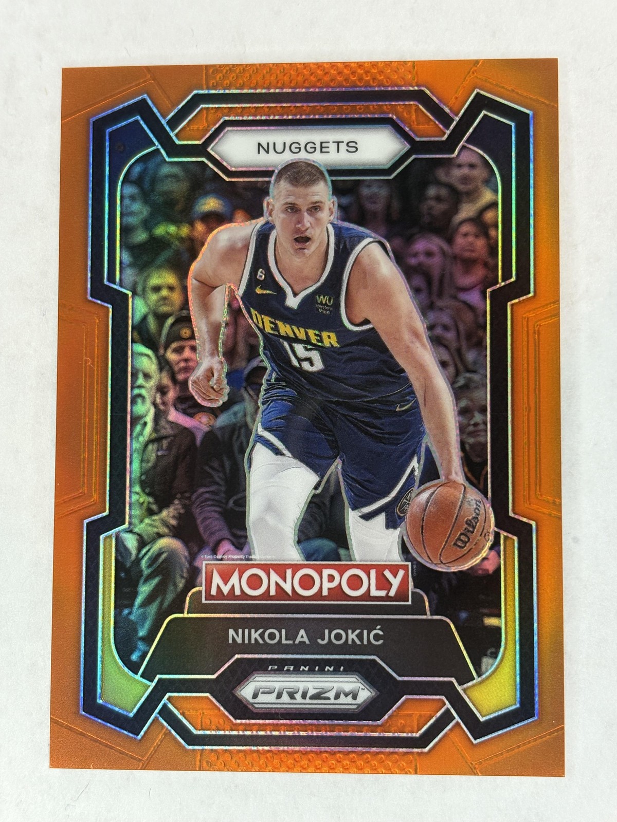 2023-24 Panini Prizm Monopoly #1 Nikola Jokic Orange #/124