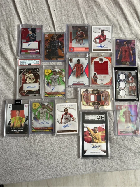 XXXL Bayern Lot Autogramme Patches Numbereds Slabs Bundesliga OLISE Kane Muisala
