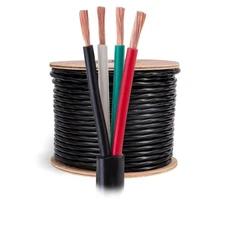 16AWG Outdoor Speaker Cable Direct Burial UV Wire Audio CL2 16/4 Gauge 250-500ft