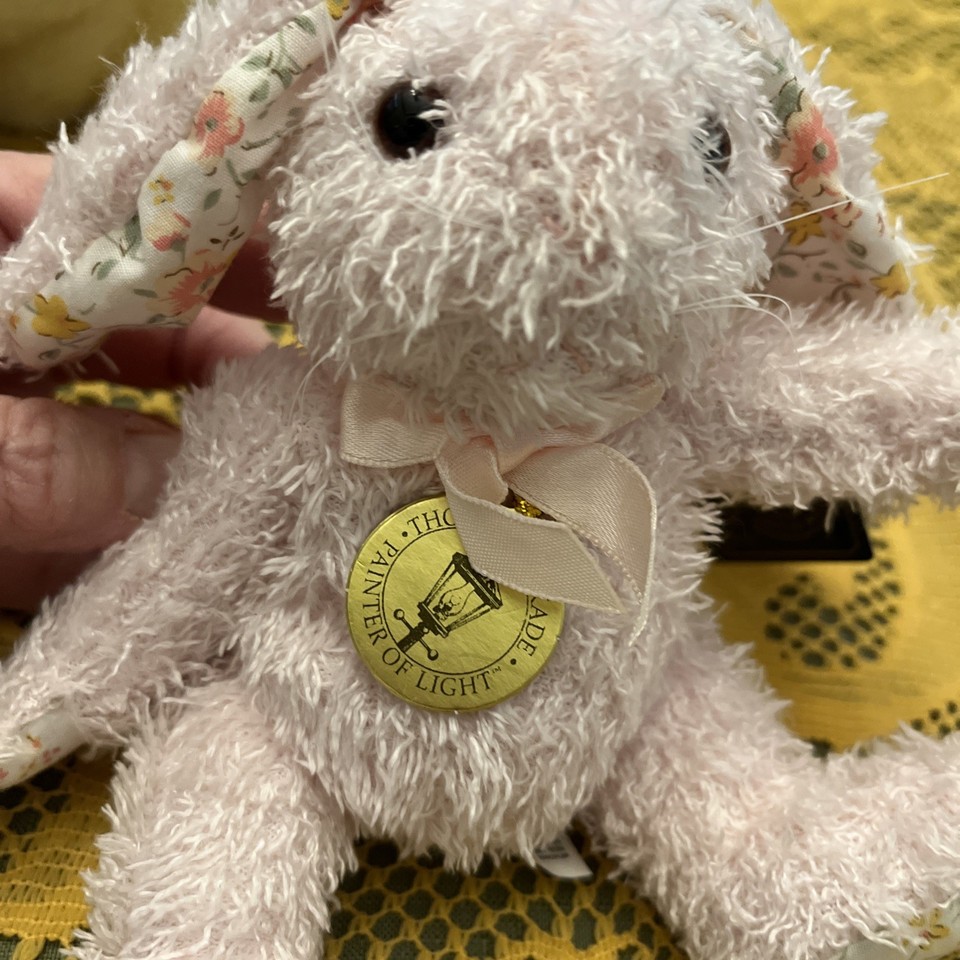 Vintage THOMAS KINKADE Bunny Rabbit Mini Stuffed Plush Toy - 6” - 1990 ...
