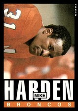 1985 Topps Mike Harden #240 Denver Broncos