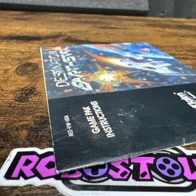 Destination Earthstar (Nintendo) NES Manual instruction booklet only⭐