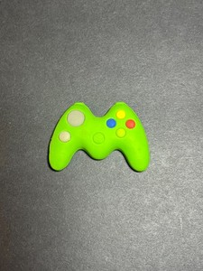 Green Original Xbox Video Game Controller Collectible Eraser 1.5 x 2.25"