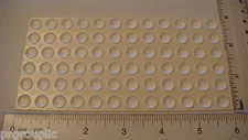 ADS - 60 SELF-ADHESIVE HEMISPHERICAL BUMPER 0.375"  x 0.15" CLEAR BUMPER FEET 