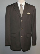 BANANA REPUBLIC 40R Brown 100 Wool New 3 Button Sport Coat Blazer 40 Regular