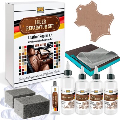 Leder Reparatur Set BMW Nappa beige-Lederfarbe für Leder. Kit.