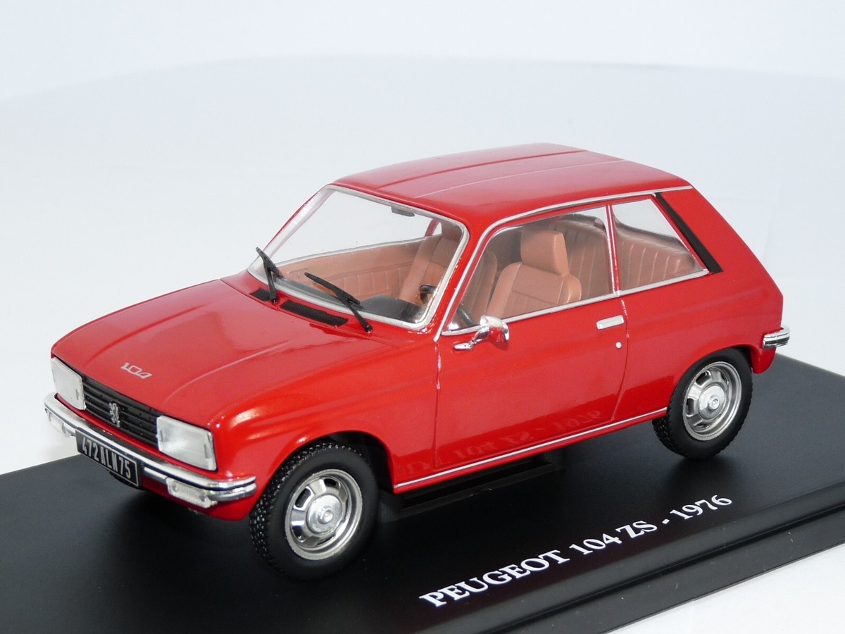 Solido 1316 – Peugeot 104 ZS Rouge 1972 – Miniature 1/43e Collection