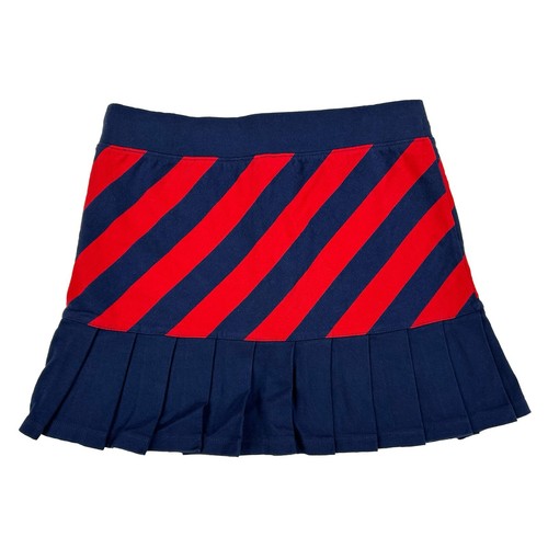 Polo Ralph Lauren Girl's Striped Sweat Skirt w/ Emblem Navy ,Red - Size: XL (16) - Picture 2 of 3