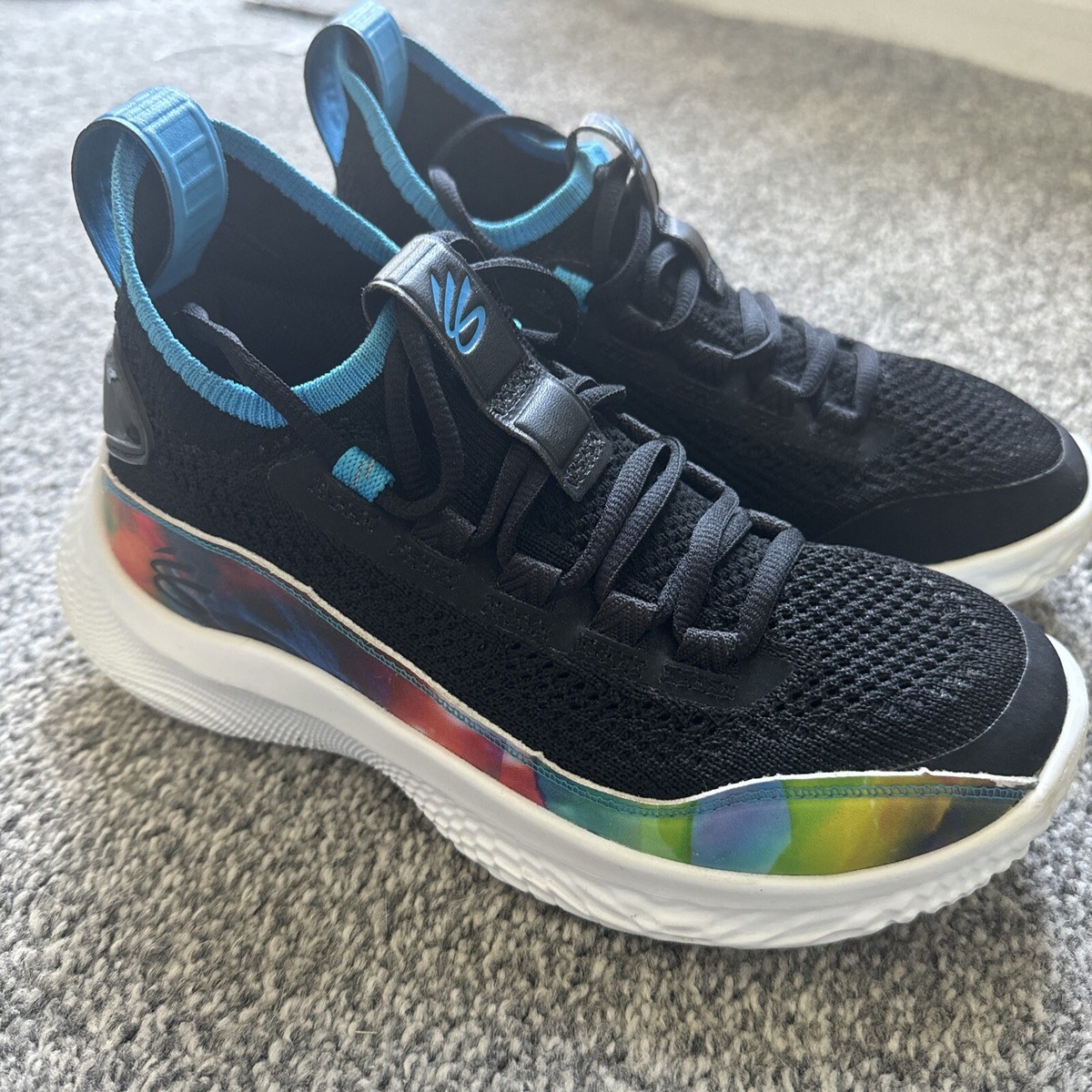 Under Armour Steph Curry Knit Feel Good Flow Tie Dye Multicolour Trainers  UK