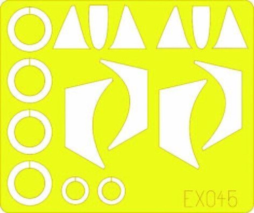 Eduard Accessories Ex045 - 1:48 Hunter Fga.9/F Mk.6 for Academy Kit - Mask