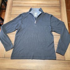 Old Navy LS Black Quarter Zip Unisex Pullover - Size Small