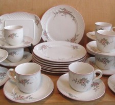 Villeroy & Boch Rosette Kaffeetasse Kuchenteller Butterplatte Teile zur Auswahl