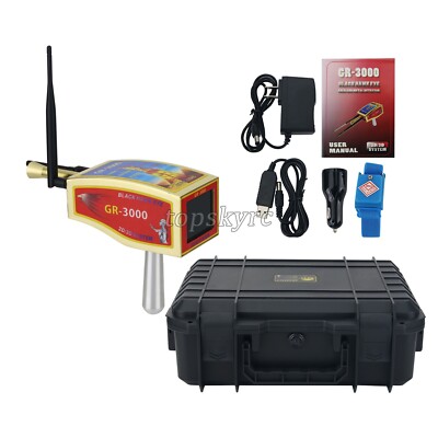 GR-3000 Hawk Eye Gold Metal Detector 2D/3D System with Touch Screen + Case