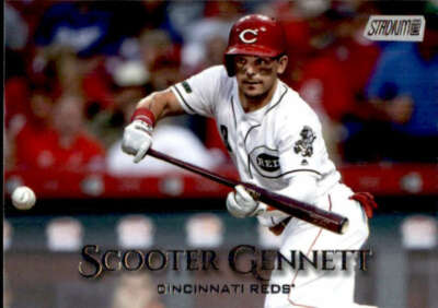 2019 Topps Stadium Club #47 Scooter Gennett Cincinnati Reds Baseball Card