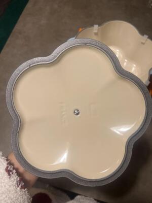 Le Creuset Cocotte Fleur 20cm PURIST BLUE limited color rare