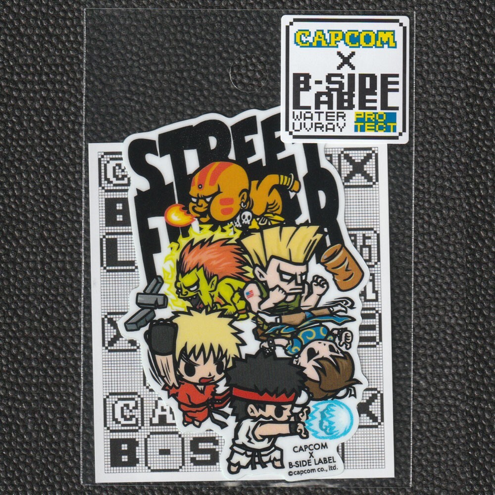 CAPCOM x B-Side Label Sticker Street Fighter 2 SF2 40th