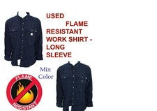 Used Flame Resistant FR Work Shirts Cintas, Workrite,Carhartt Flame Retardant