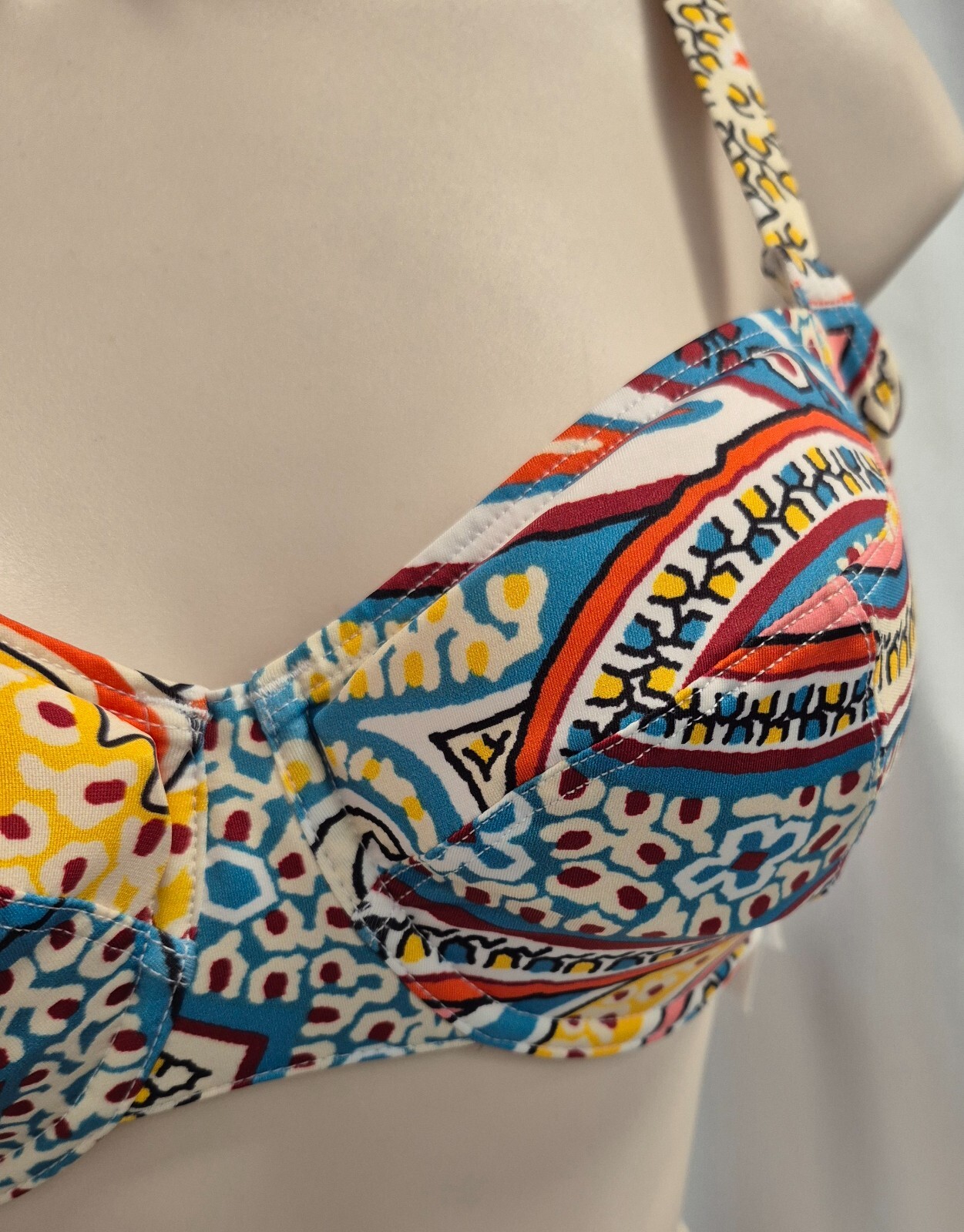 Empreinte 'Boheme' Bikini Top Multicoloured UK 32D NWT image 2