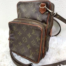 LOUIS VUITTON Mini Amazon Shoulder Bag Monogram Leather Brown M45238 F/S