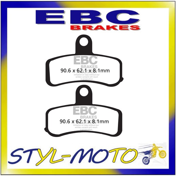 FA457HH BeläGe Sinterizzat Vorderseite Links Ebc Hd Harley Fxcw Softail Rocker-image