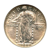 1920 Standing Liberty Quarter, NGC MS64FH