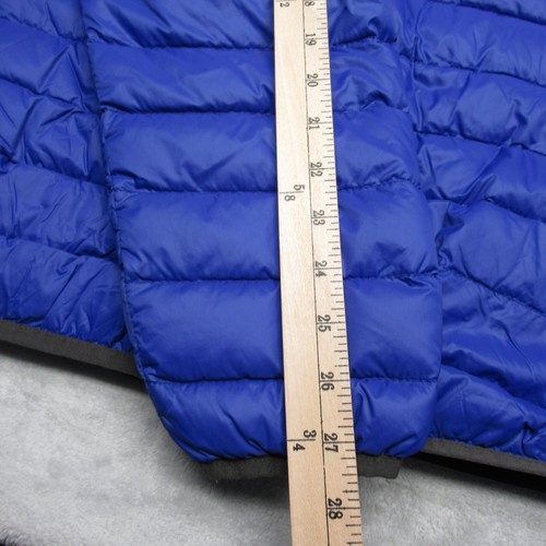 Elevate Down Puffer Jacket Mens XL Royal Blue Zip Pockets Full Zip Irving NEW - Picture 17 of 18