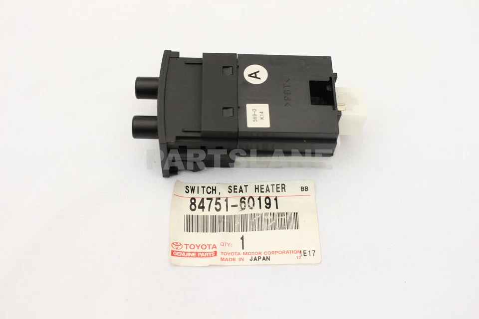 Juego de interruptor de calefacción original Toyota Land Cruiser 2008-2011 OEM 84751-60191 Foto 3 de 4
