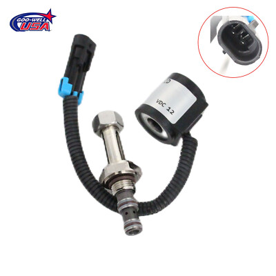 12V Solenoid Coil W/Spool Valve Set for S70 S130 S150 S160 S175 S185 6665004