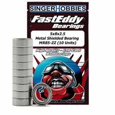 FastEddy TFE243 5x8x2.5mm Metal Shielded Bearing MR85-ZZ (10) HH