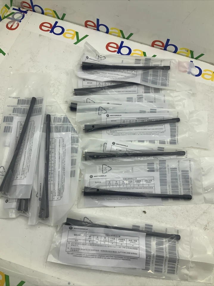 NOVA Antena UHF Motorola PMAE4016A 403-520 MHz CP200D HT1250 PRO5150 Pacote *10 - Imagem 4 de 4