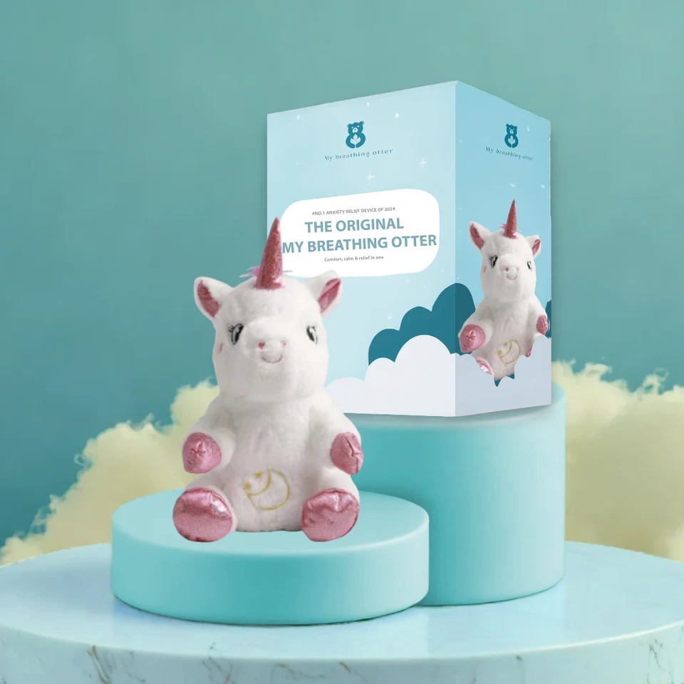 Juguete calmante musical con puntada de nutria My Breathing, alivio de la ansiedad del sueño Foto 4 de 4