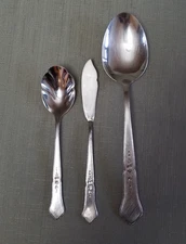 3 PC. Oneida ASHMORE Stainless Serving Pieces Flatware Lot of 3