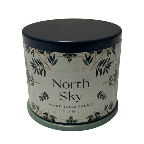 Illume North Sky Kerze auf Pflanzenbasis 3 Oz 85 g Deko Dose mit Deckel