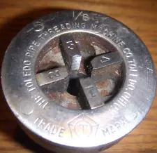 TOLEDO #  1/8 " NC PIPE THREADER DIE SIZE OO