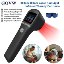 Cold Laser Therapy 808 LLLT Pain Relief Device Red Light Acupuncture FDA Cleared