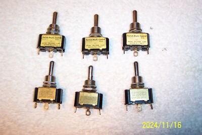 MODEL RECTIFIER CORPORATION, MRC, SWITCH MACHINE SWITCHES, NEW, HO 6 ea.