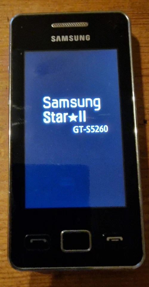 Samsung  Star II GT-S5260 - Black ohne Simlok simlokfrei, Foto 1 von 3