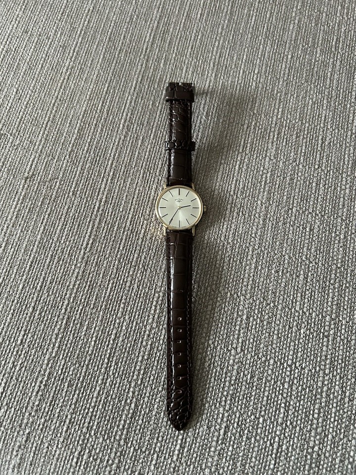 Vintage Rotary 9ct 375 Mens Gold Watch Fully Working, Serviced Good Time Keeping eBay