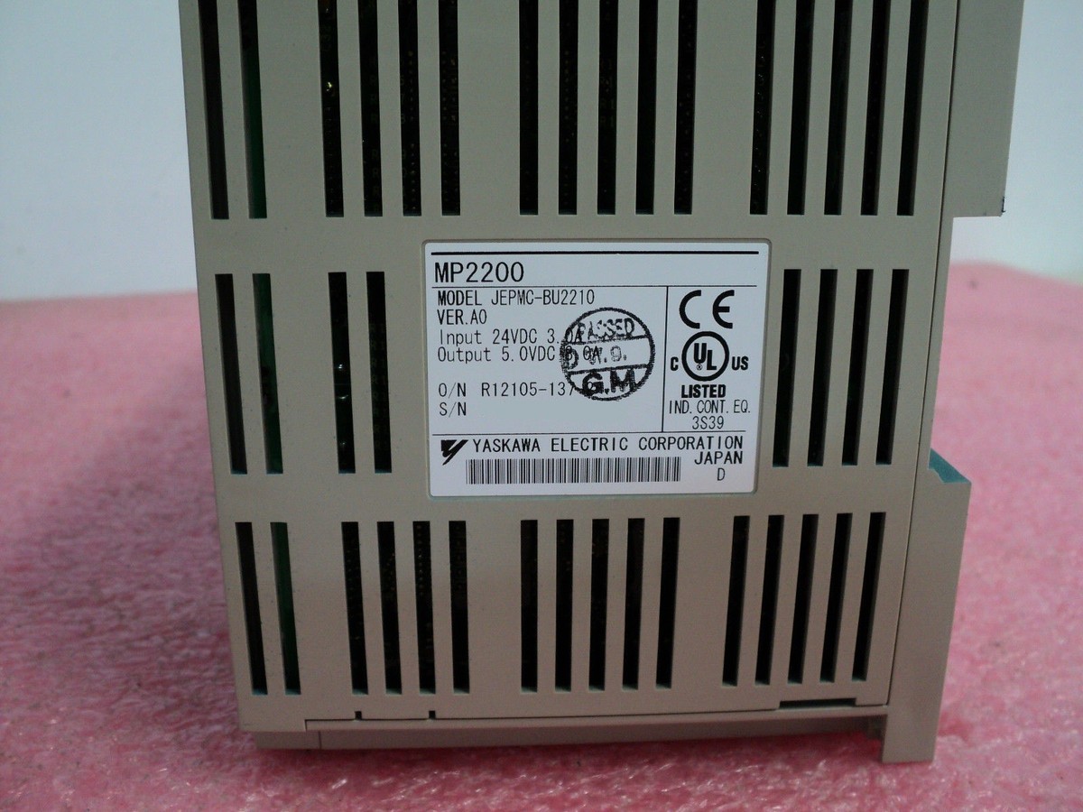 Yaskawa MP2200 MBU-02 JEPMC-BU2210 W/ EXIOIF, LIO-05 ,7X AI Yaskawa MP2200 MBU-02 JEPMC-BU2210 W/ EXIOIF, LIO-05 ,7X AI