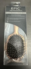 EPIC Professional Deluxe Shine Enhancer Hair Brush Boar Bristle Rose Gold